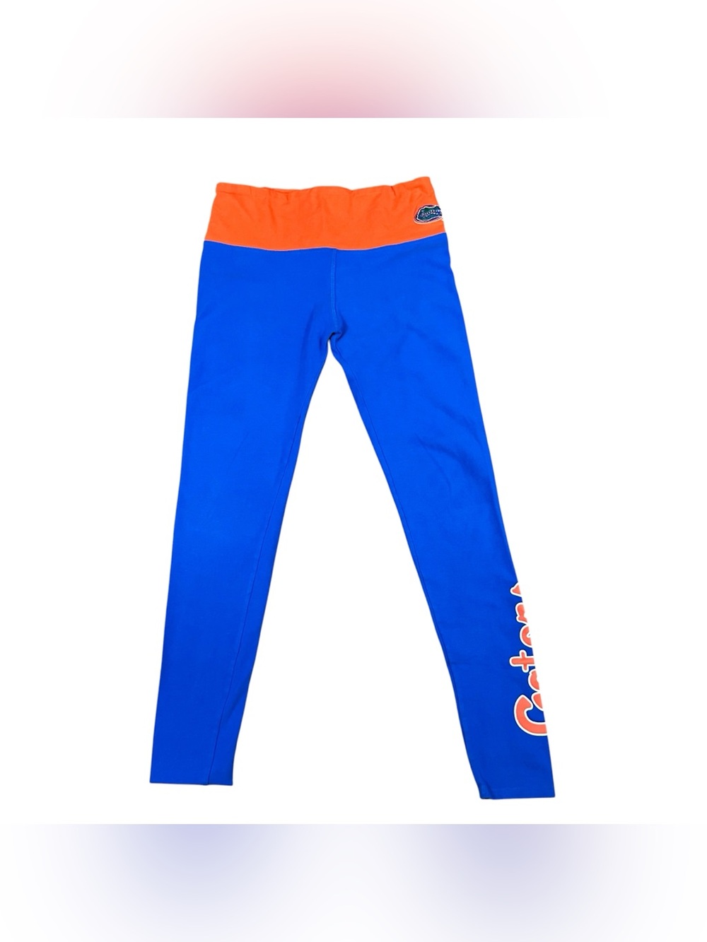 Florida Gators LoudMouth Women’s M/L Blue Orange Logo Leggings NCAA